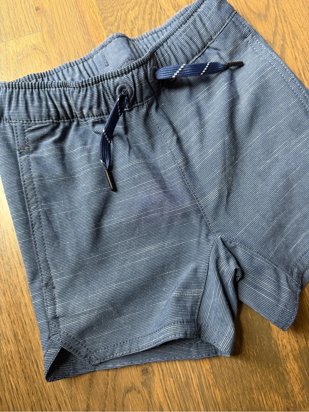 Hanna Anderson Classic Navy boys Elastic Waist Shorts